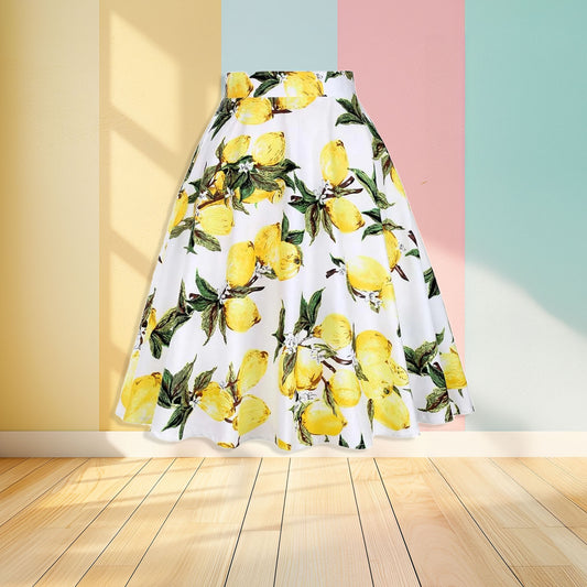 lemon skirt front view